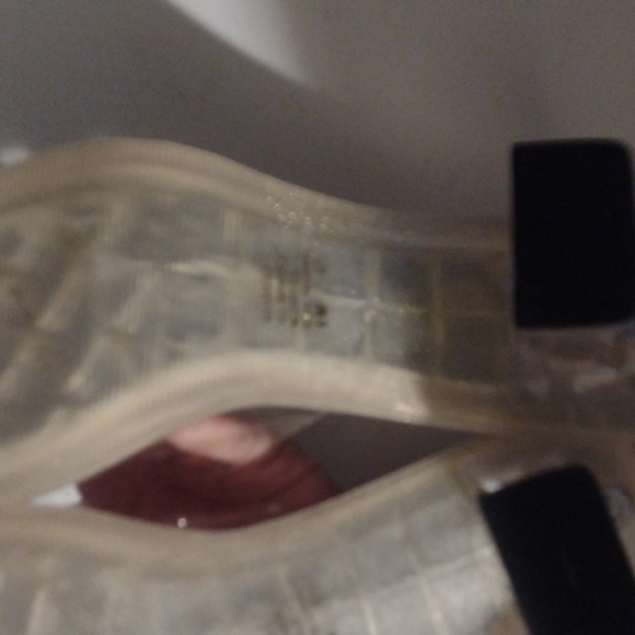 Y2K Mudd Translucent Sandals size9 vintage - Picture 11 of 16